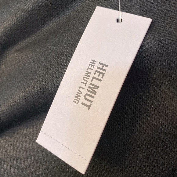 Helmut Lang | Sleek Coated Long Sleeve Top | Small - Picture 11 of 11